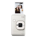 FUJIFILM INSTAX MINI LiPlay Hybrid Instant Camera and Smartphone Printer - Misty White