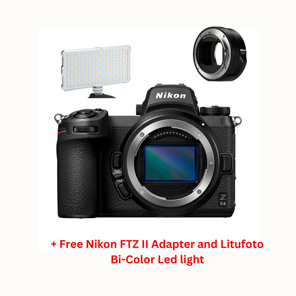 Nikon Z6 II Mirrorless Camera Body Only with FTZ ii Adapter and