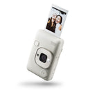FUJIFILM INSTAX MINI LiPlay Hybrid Instant Camera and Smartphone Printer - Misty White