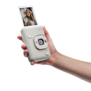 FUJIFILM INSTAX MINI LiPlay Hybrid Instant Camera and Smartphone Printer - Misty White