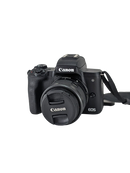 Canon EOS M50 MK II Mirrorless Camera with 15-45mm Lens ( 2 Batteries)- Open Box