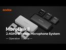 Godox MoveLink II M2 for 2-Person Wireless Microphone