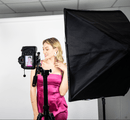 SOFTBOX CONTINUOUS LIGHTING KIT of One - with Led Bulb