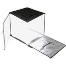Vista Photo Studio Box Large 24"*24" for Product Shooting With 2 Strips of Bi-Color Dimable Leds, Foldable with 5 Backdrops