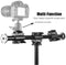 Horizontal Overhead arm 40"  for tripod with multy mounts of 3.8 screw