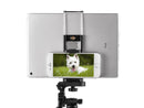 Tablet iPad Mount Holder - Universal 2 in 1 for Tablets and Phones mount to Tripods