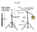 Vista Boom Stand W/sand Bag  (Heavy Duty) LS523