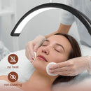 Eyelash LED Floor Light, 28in Half Moon Lamp ,Rotatable Floor Light - Black