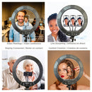 Mobifoto MOBIRL18 - 18 Inch Bi-Colour LED Ring Light Vlog Kit