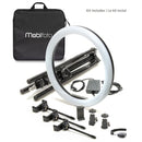 Mobifoto MOBIRL18 - 18 Inch Bi-Colour LED Ring Light Vlog Kit
