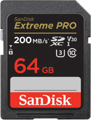 SanDisk 64GB SDXC Extreme PRO UHS-I 200MB/s V30 U3