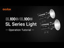 Godox SL100Bi Bi Color Cob Led Light Bowens Mount