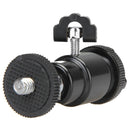 Mini Ball Head Hot Shoe Light Stand Adapter