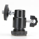 Mini Ball Head Hot Shoe Light Stand Adapter