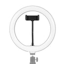 Phone clamp holder with flexible arm  w/1/4 Screw base, Mounts on  ring Lights