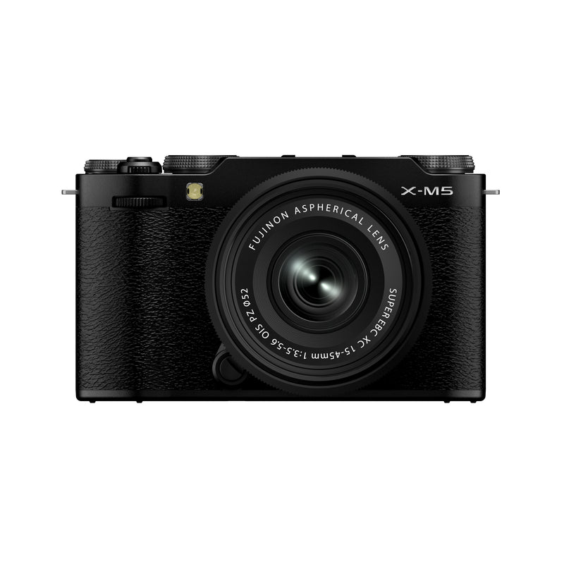 Fujifilm X-M5 Body, w/ XC15-45mmF3.5-5.6 OIS PZ Lens, Black