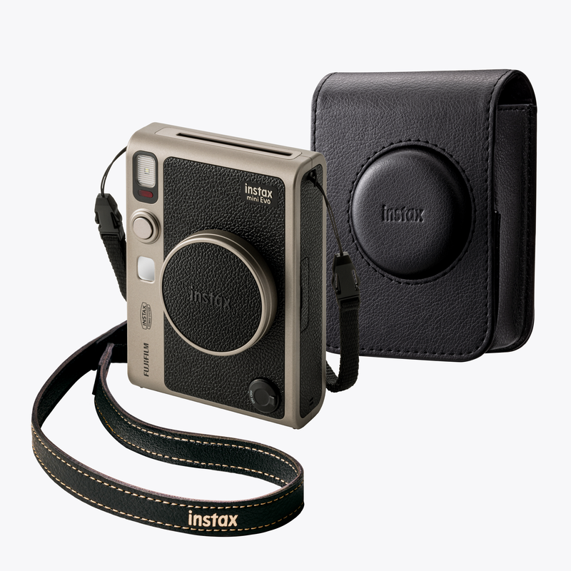 INSTAX MINI Evo FUJIFILM 90th Anniversary Bundle - Titanium Gold