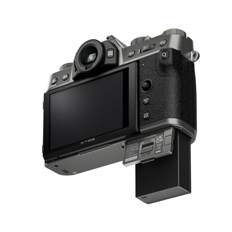 FUJIFILM X-T30 III Mirrorless Camera, w/ XC13-33mmF3.5-6.3 OIS Lens, Charcoal Silver