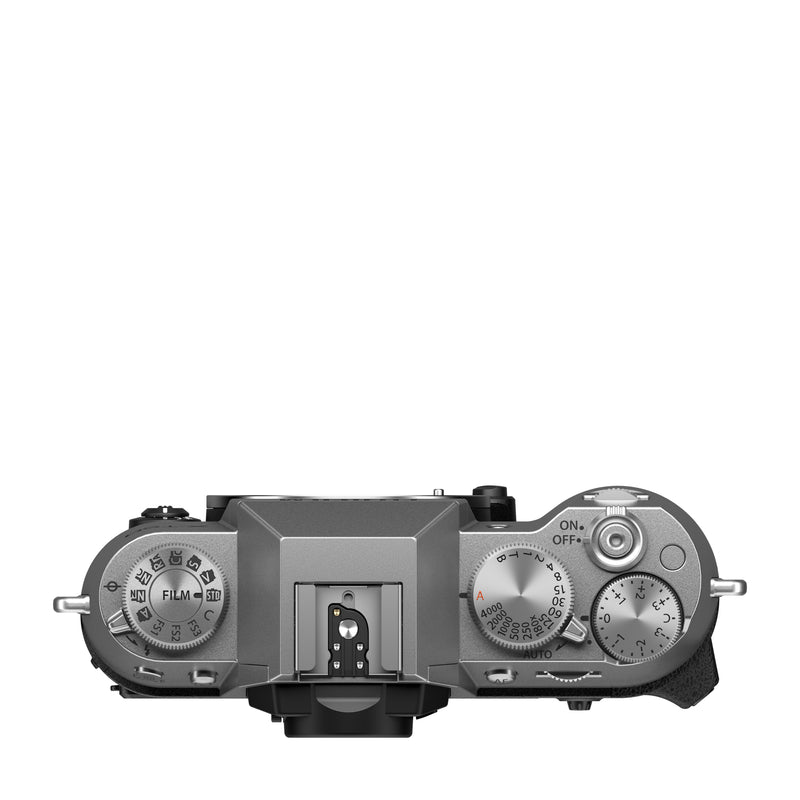 Fujifilm X-T50 Mirrorless Camera Silver Body with Fujinon XF 27mm f/2.8 R WR Pancake Lens