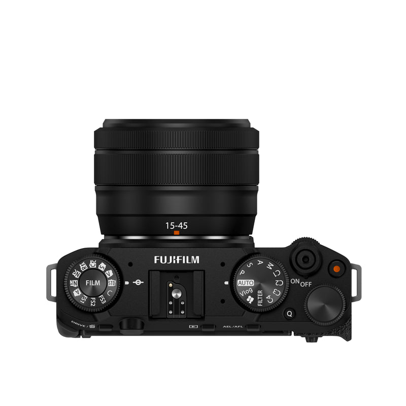 Fujifilm X-M5 Body, w/ XC15-45mmF3.5-5.6 OIS PZ Lens, Black