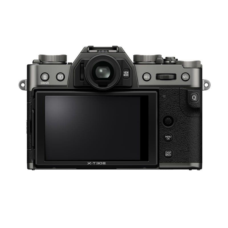 FUJIFILM X-T30 III Mirrorless Camera, w/ XC13-33mmF3.5-6.3 OIS Lens, Charcoal Silver