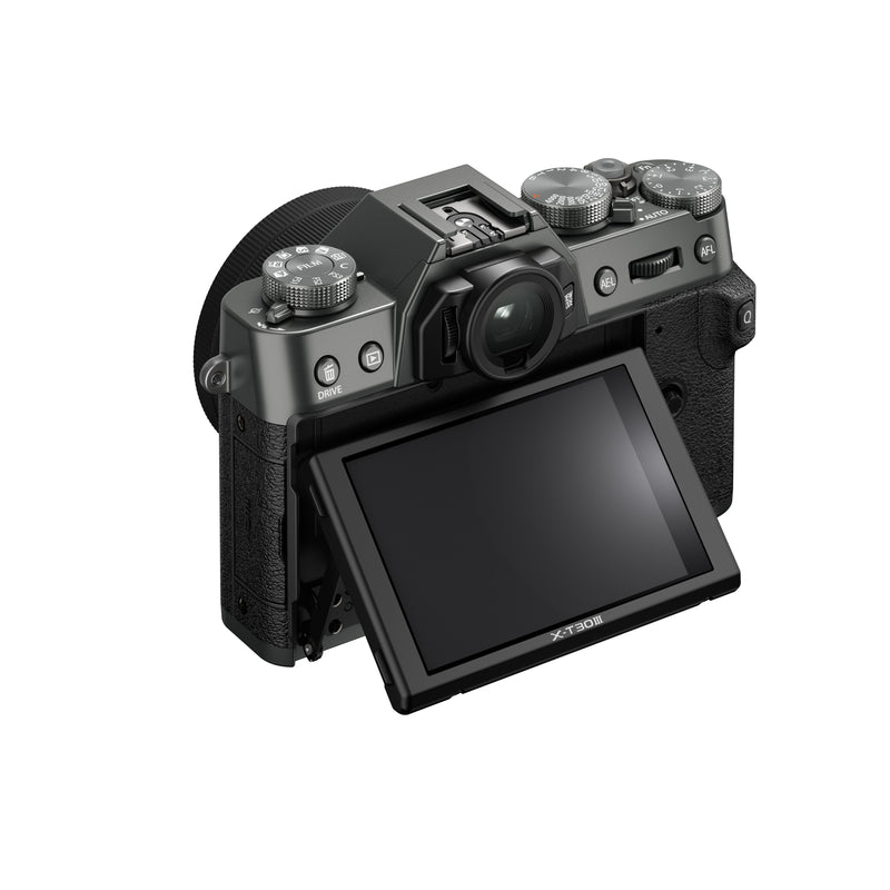 FUJIFILM X-T30 III Mirrorless Camera, w/ XC13-33mmF3.5-6.3 OIS Lens, Charcoal Silver