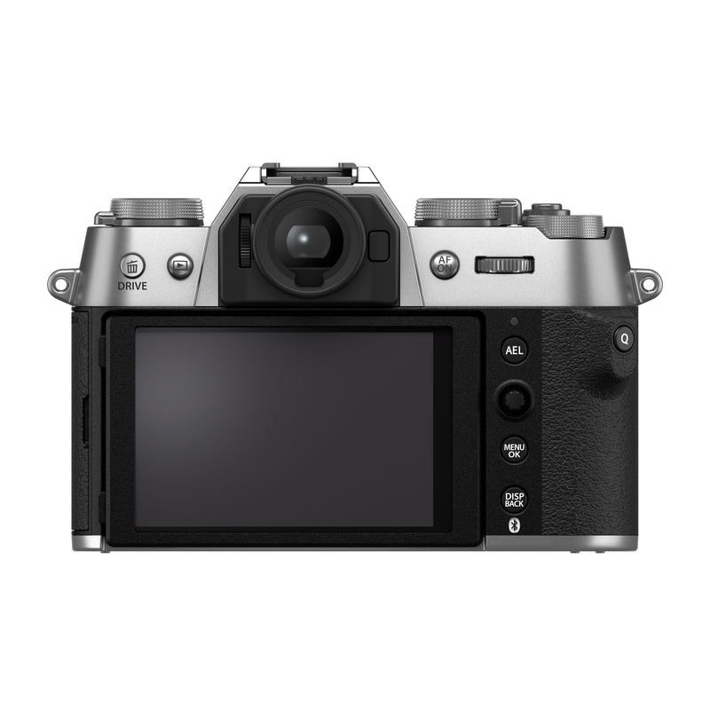 Fujifilm X-T50 Mirrorless Camera Silver Body with Fujinon XF 27mm f/2.8 R WR Pancake Lens