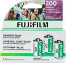 FUJIFILM 200 Color Negative Film - 35mm, 36 Exposures, 3-Pack