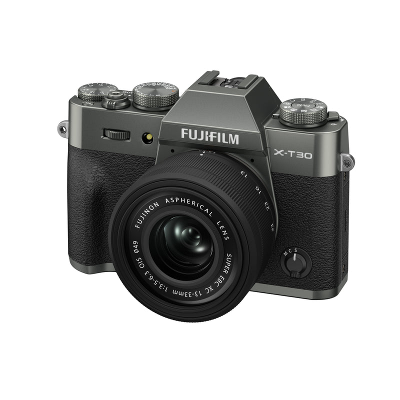 FUJIFILM X-T30 III Mirrorless Camera, w/ XC13-33mmF3.5-6.3 OIS Lens, Charcoal Silver
