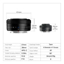TTArtisan AF 27mm f2.8 APS-C - Fuji X mount