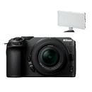Nikon Z 30 Mirrorless Camera with 16-50mm Lens kit with Litufoto Bi-Color Led Light