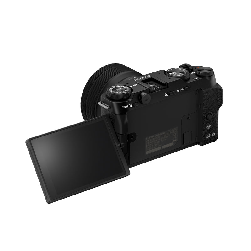 Fujifilm X-M5 Body, w/ XC15-45mmF3.5-5.6 OIS PZ Lens, Black