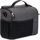 Tamrac Tradewind 6.8 dark gray shoulder bag for Mirrorless and DSLR cameras.