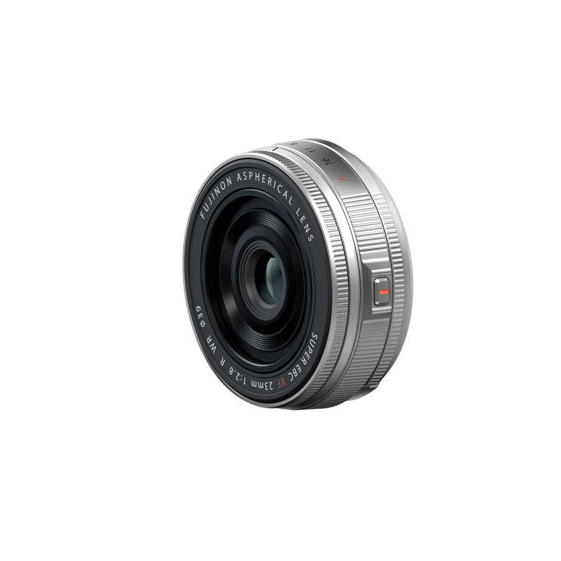Fujifilm Fujinon XF23mmF2.8 R WR Lens, Silver