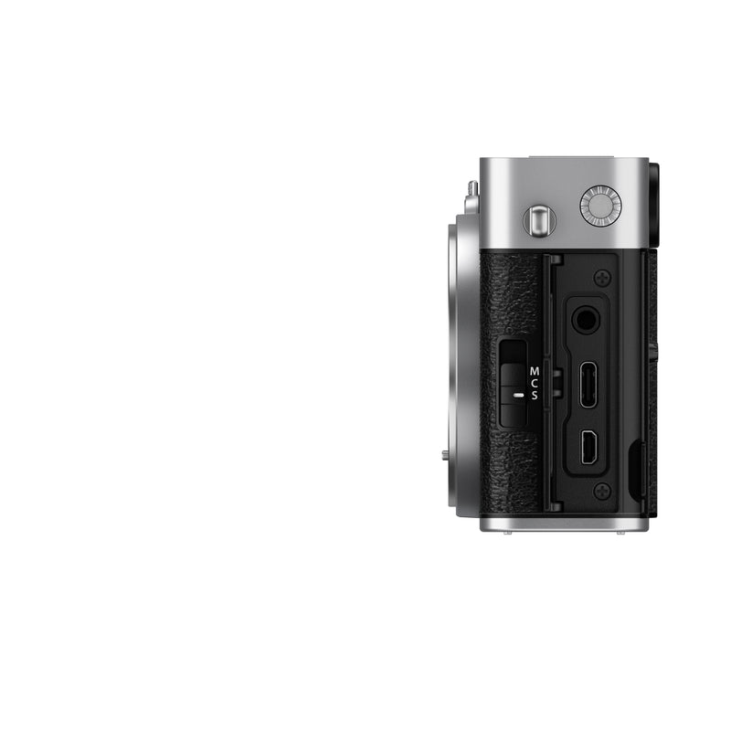 FUJIFILM X-E5 Mirrorless Camera Body, Silver