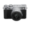 FUJIFILM X-E5 Mirrorless Camera Body, Silver with XF23mmF2.8 Lens Kit