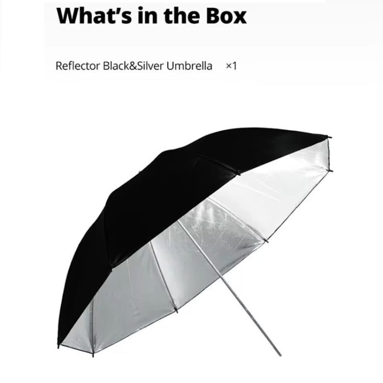 Godox Reflecting Umbrella 33" / 84 CM Bounce Black / Silver