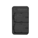 Mamen Dual USB Camera Battery Charger with LED Status Indicator
