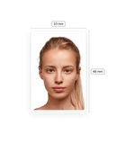 Hanheld Cutter for Chinese Passport & Visa Photos 33mm X48mm (Right Angle)