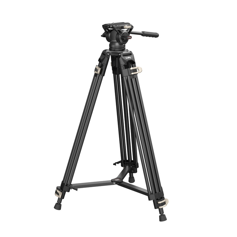 SmallRig AD-01 Professional Heavy-Duty Aluminum DV Tripod with Fluid Video Head