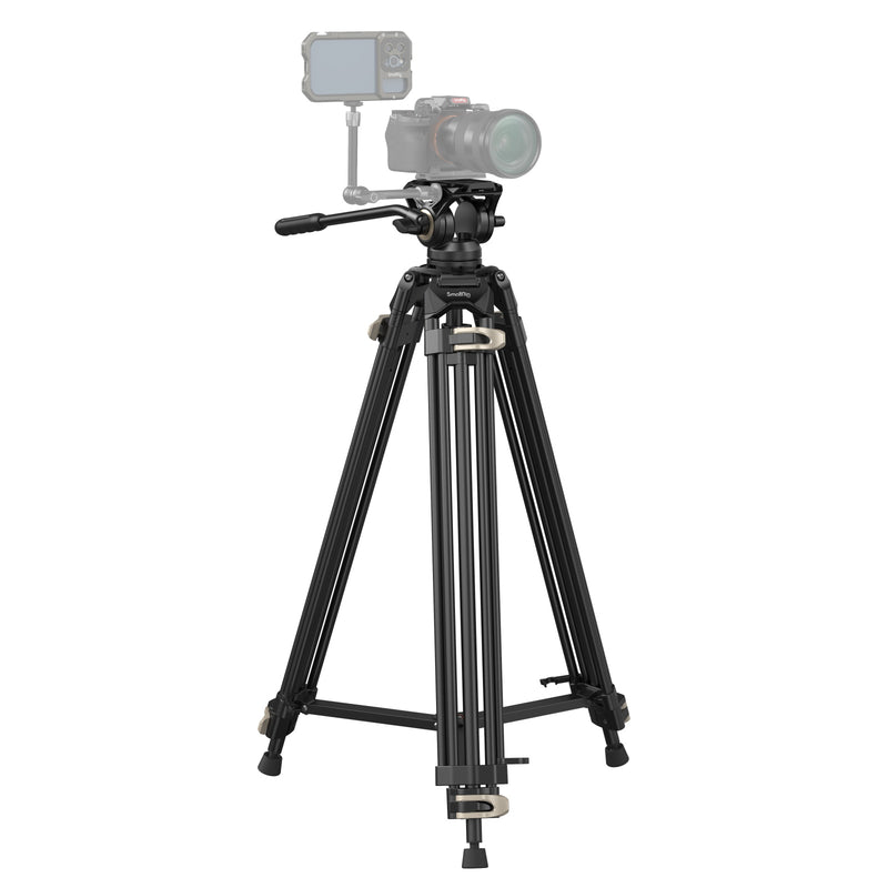 SmallRig AD-01 Professional Heavy-Duty Aluminum DV Tripod with Fluid Video Head