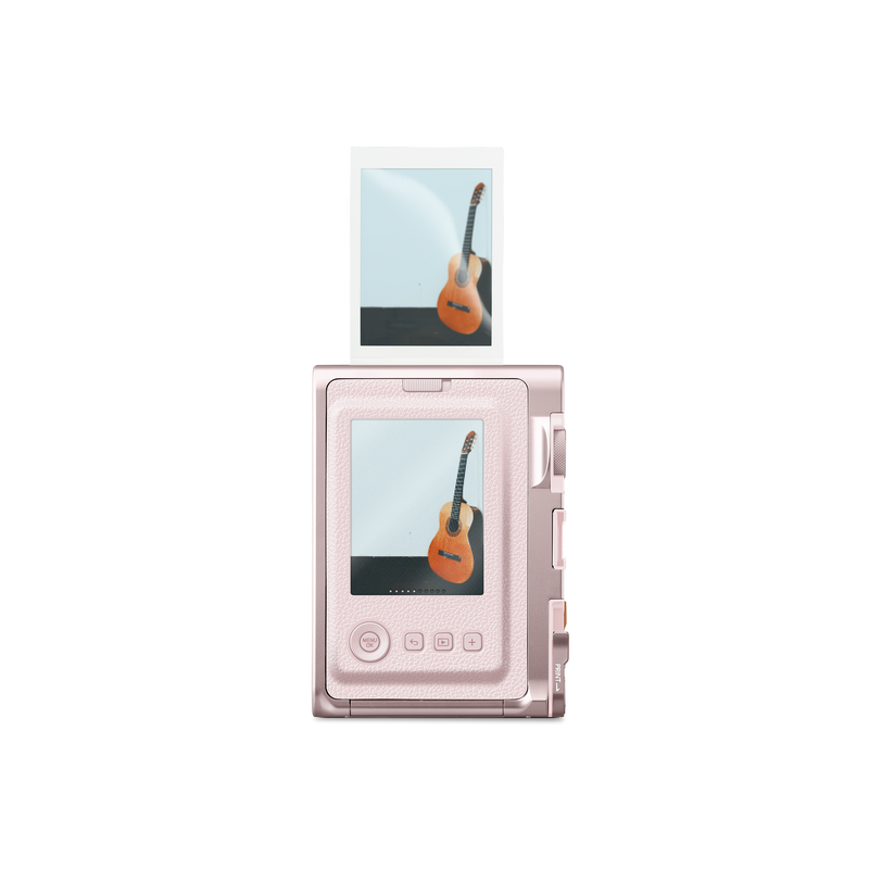 FUJIFILM INSTAX MINI Evo Hybrid Instant Camera - Gentle Rose