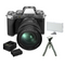 FUJIFILM X-T5 Mirrorless Camera with 16-80mm Lens (Silver), Extra Fuji NP-W235 Battery, Fuji BCD-W235 Dual Charger and Litufoto led Light and Gorrila flex Tripod
