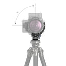 Sony Alpha camera switching from landscape to portrait on a SmallRig 4349 mount.