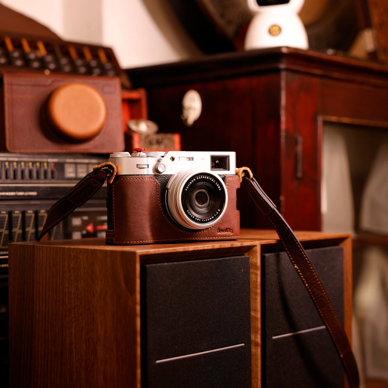SmallRig Premium Leather Case Kit for FUJIFILM X100VI – Brown