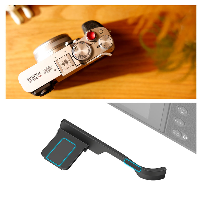 SmallRig Ergonomic Thumb Grip for FUJIFILM X100VI & X100V - Black