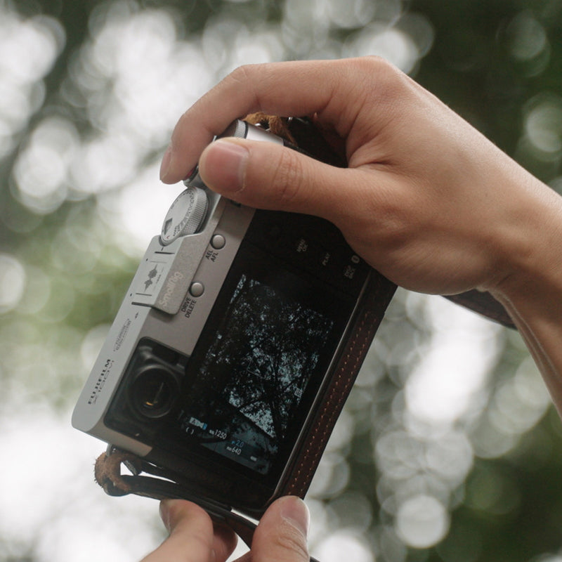 SmallRig Ergonomic Thumb Grip for FUJIFILM X100VI & X100V - Silver