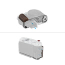 SmallRig L-Shape Plate with Ergonomic Wooden Handle for FUJIFILM X-M5 (Silver Edition)