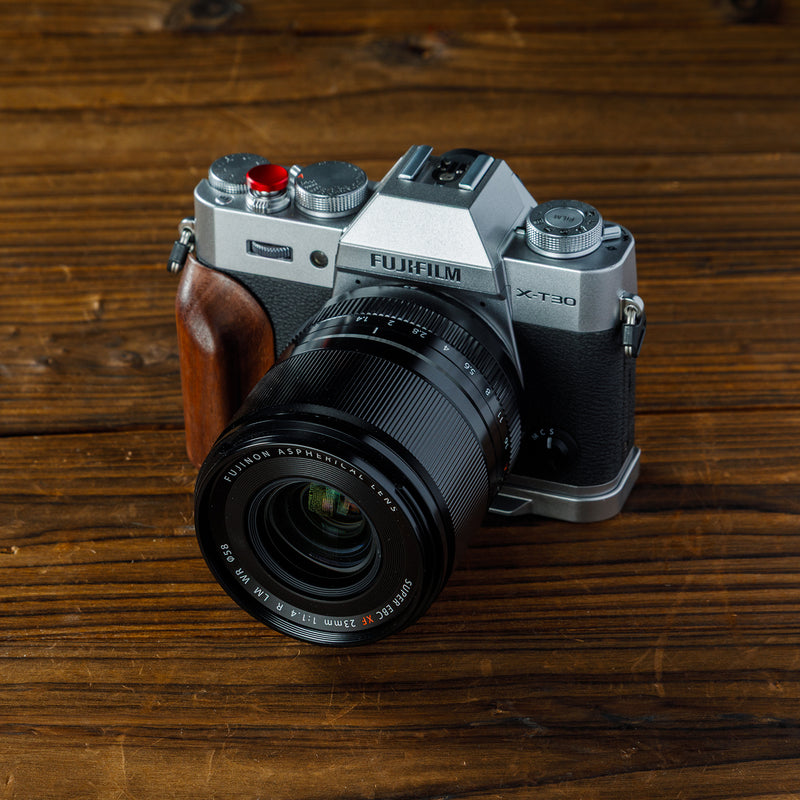 SmallRig L-Shaped Wooden Grip for FUJIFILM X-T30 III / X-T30 II / X-T30 (Silver)