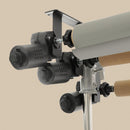 Close-up of Nanlite motorized background rollers for wall or ceiling mount installation in professional photo studios.